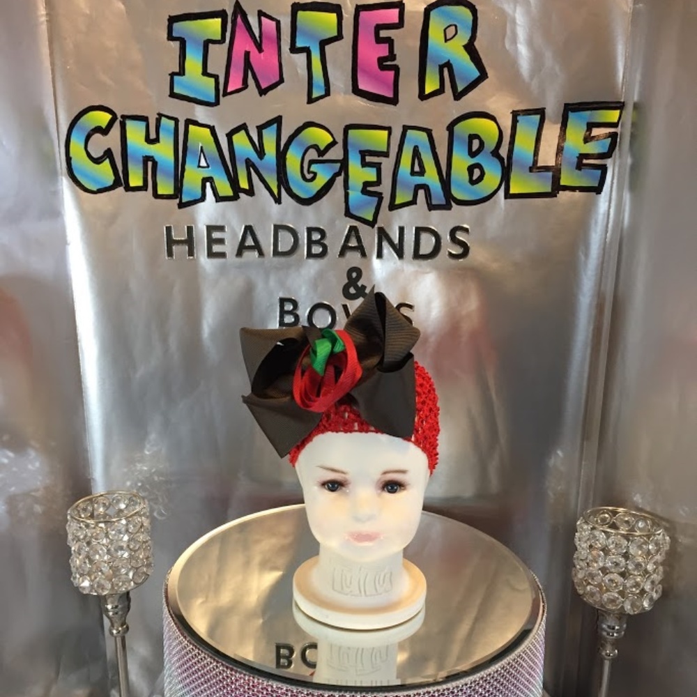 Infants and girls interchangeable headbands & bows